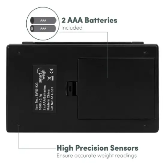 Smart Weigh Digital Pocket Scale 1000g x 0.1 Grams image {1}