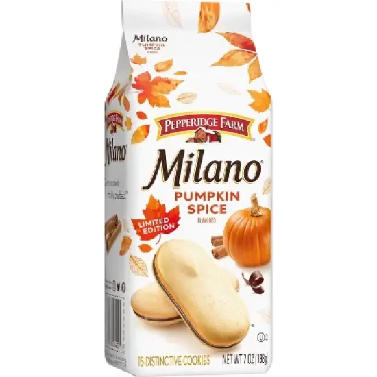 Pepperidge Farm Milano Pumpkin Spice Cookies - 7oz/15ct image {5}