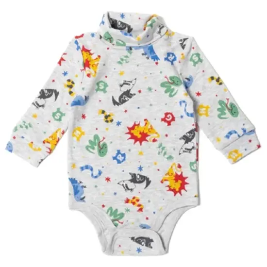 Harry Potter Gryffindor Hufflepuff Ravenclaw Slytherin Baby 2 Pack Turtleneck Bodysuits Newborn to Infant  image {2}