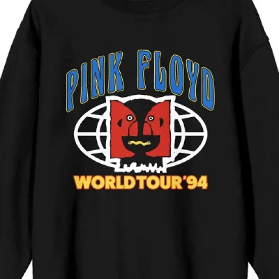Pink Floyd Heads Men's Black Long Sleeve Sweatshirt image {1}