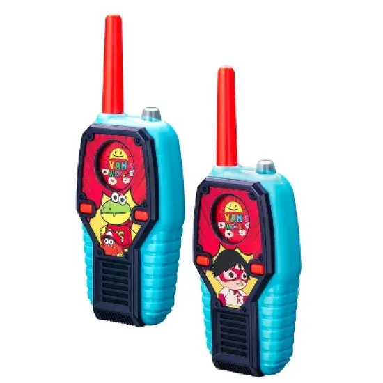eKids Ryans World Walkie Talkies for Kids - Red (RW-212.EEV8) image {2}