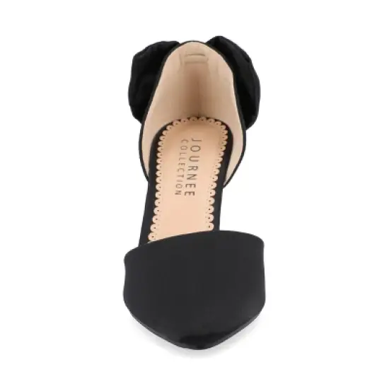 Journee Collection Women's Tanzi Pointed Toe Mid Heel Pumps image {5}