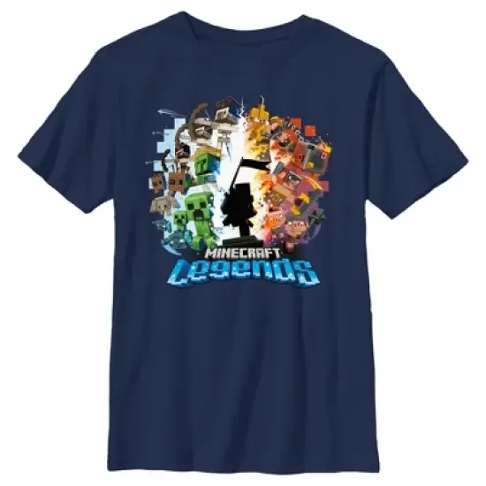 Boy's Minecraft Legends Heroes and Villains T-Shirt image {3}