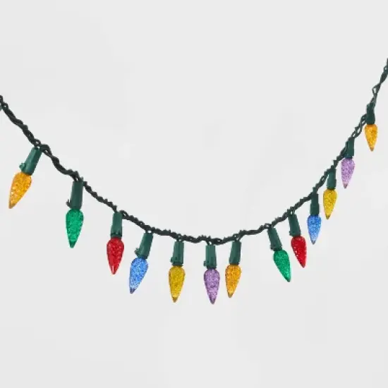 150ct LED C6 Faceted Christmas String Lights Spool Multicolor with Green Wire - Wondershop&trade; image {2}