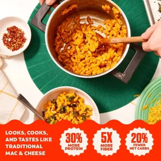 Banza Gluten-Free Chickpea Mac and Deluxe Cheddar - 11oz image {2}