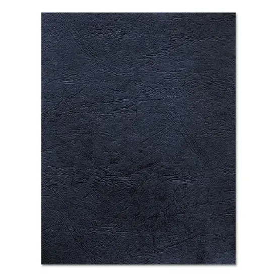 Fellowes Classic Grain Texture Binding System Covers 11 x 8-1/2 Navy 50/Pack 52124 image {6}