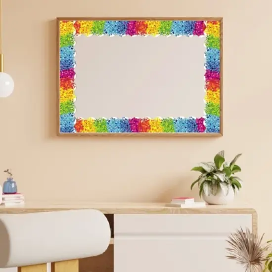 Wrapables 60 Feet Bulletin Board Border Trim Stickers, Confetti image {4}