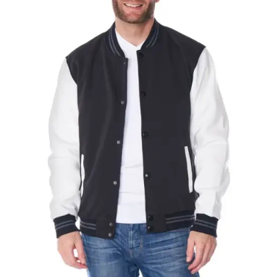 Alpine Swiss Tyler Mens Varsity Baseball Jacket Casual Letterman Bomber Jacket image {8}