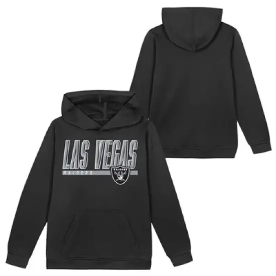 NFL Las Vegas Raiders Boys' Performance Hooded Sweatshirt image {3}