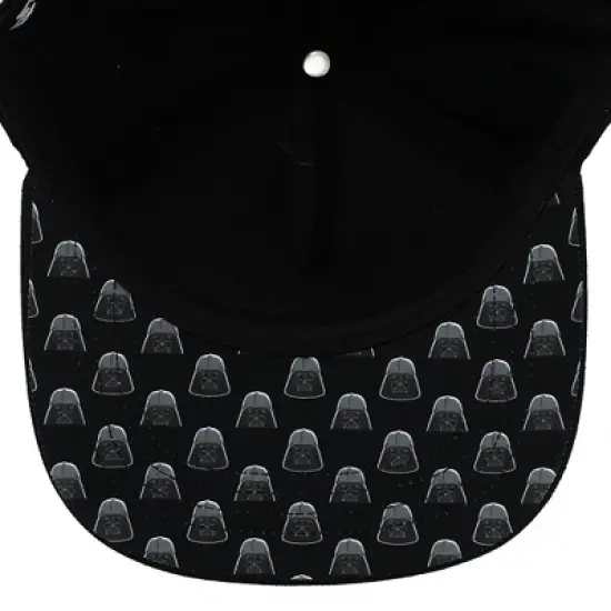 Star Wars Darth Vader Character Printed Crown Youth Black Snapback Cap image {4}