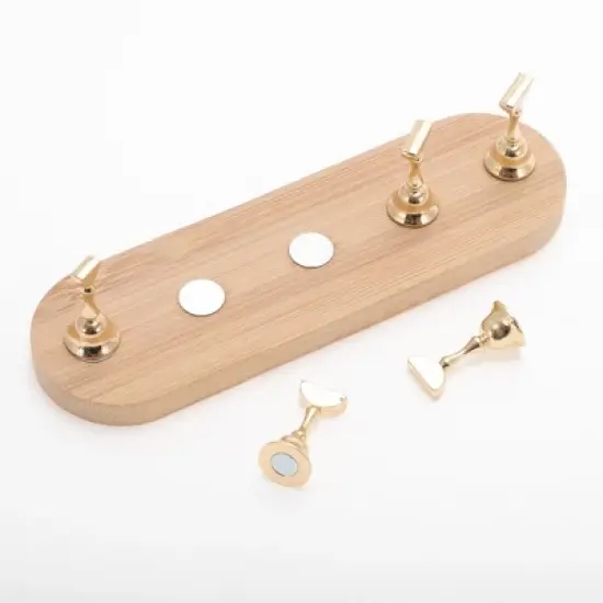 Unique Bargains Oval Nail Display Stand 1 Set image {2}