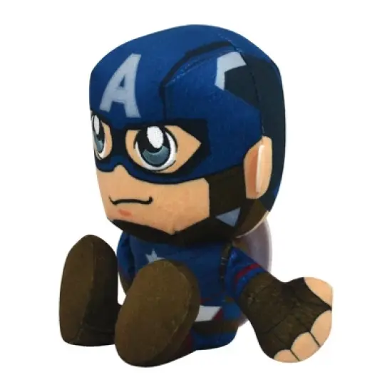 Bleacher Creatures Marvel Captain America 8" Kuricha Sitting Plush image {2}