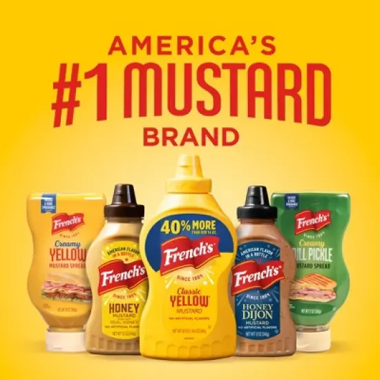 French's Classic Yellow Mustard - 14oz image {20}