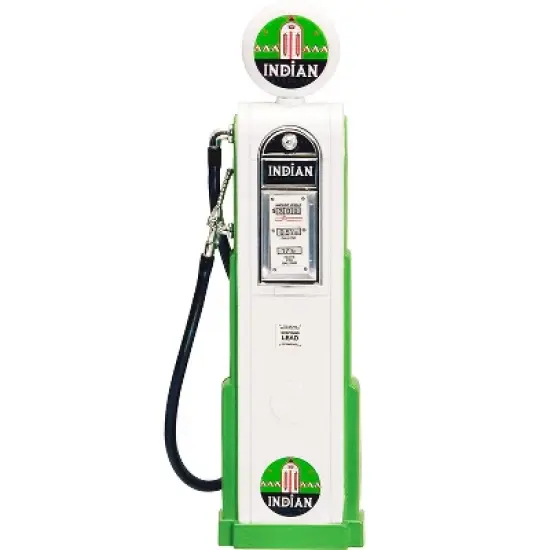 Indian Gasoline Vintage Gas Pump Digital 1/18 Diecast Replica by Road Signature image {1}