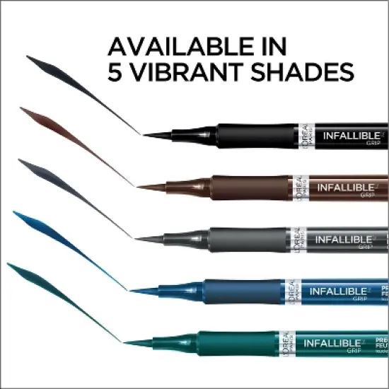 L'Oreal Paris Infallible Grip Precision Felt Tip Waterproof Eyeliner - 0.034 fl oz image {6}