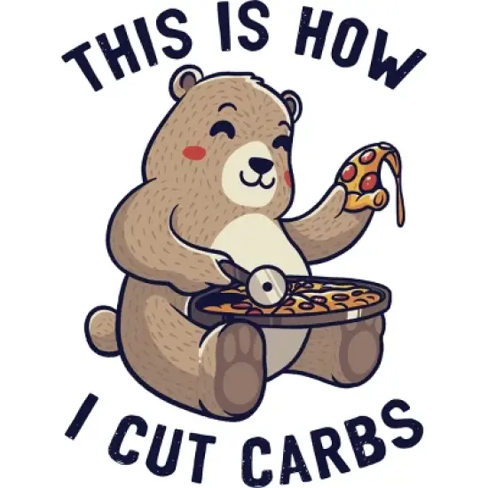 Women's Design By Humans This Is How I Cut My Carbs By EduEly Racerback Tank Top image {1}