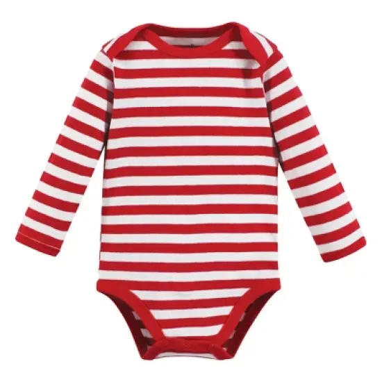 Touched by Nature Unisex Baby Organic Cotton Long-Sleeve Bodysuits, Christmas Cookies image {3}