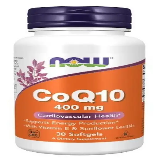 CoQ10 400mg by Now Foods  -  30 Softgel image {2}