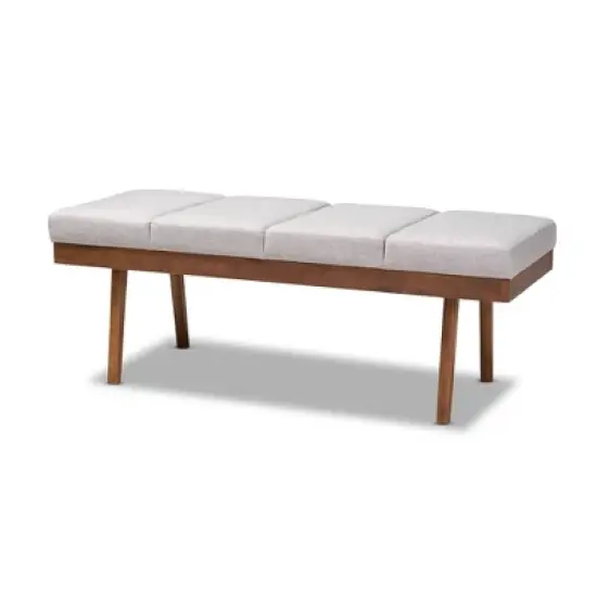 Larisa Wood Bench - Baxton Studio image {9}