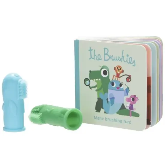 Brushies Toothbrush Mini Book with Chomps and Willa image {2}