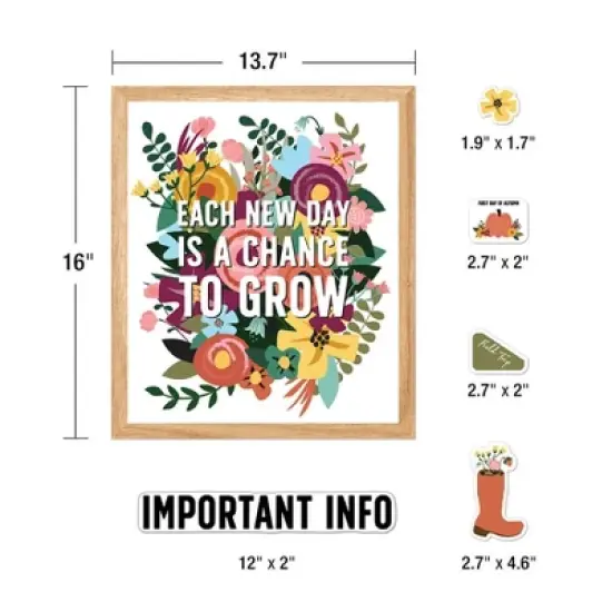 Carson Dellosa Education Grow Together Calendar Bulletin Board Set image {3}