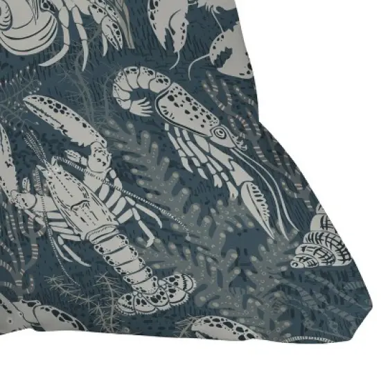 20"x20" Deny Designs D'Annick Lobster & Friends Outdoor Throw Pillow image {2}