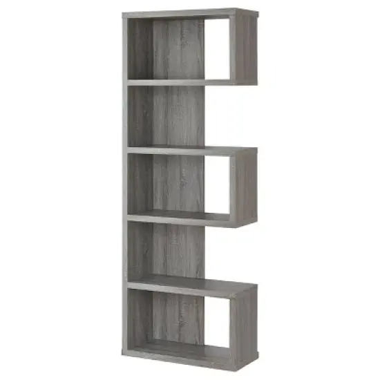 Joey 5 Shelf Bookcase Salvaged - Coaster image {11}