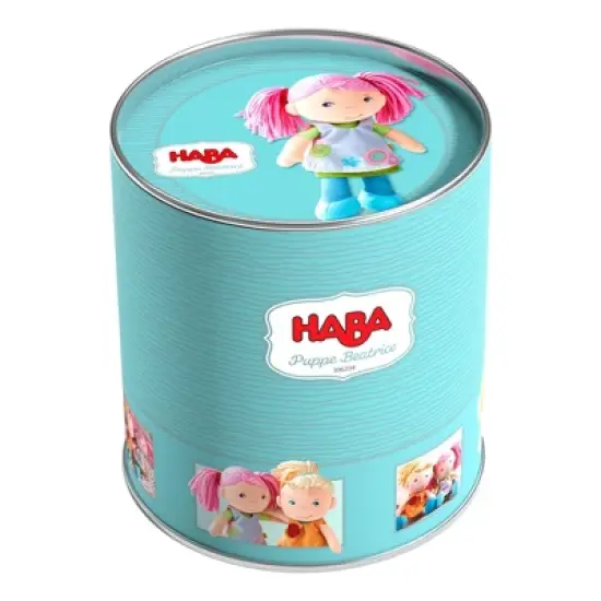 HABA Soft Doll Beatrice 8" - First Baby Doll with Red Pigtails image {5}