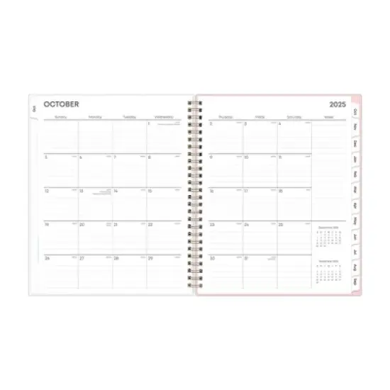 Blue Sky Weekly/Monthly Month Planning Calendar 7"x9" with List Pad Kendrice image {5}