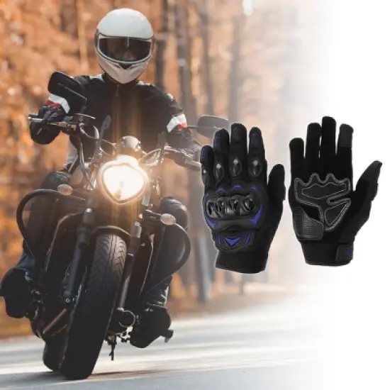 Unique Bargains Motorcycle Polar Fleece Gloves 1 Pair image {1}