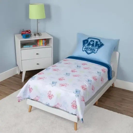 PAW Patrol Kids' 4pc Toddler Bed Set image {1}