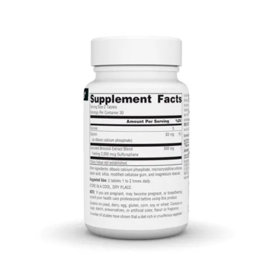 Broccoli Sprouts Extract 250 mg by Source Naturals, Inc.  -  60 Tablet image {1}