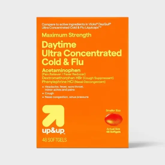 Ultra Concentrated Flu Treatment Liquicaps - 48ct - up&up&trade; image {5}