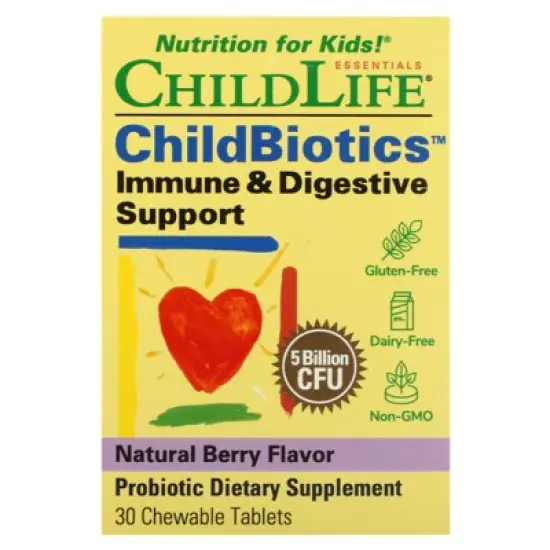 CHILDLIFE ESSENTIALS ChildBiotics Immune & Digestive Support - Kids Probiotic, Contains Live Probiotics, Good for Digestion & Immune Support, image {3}