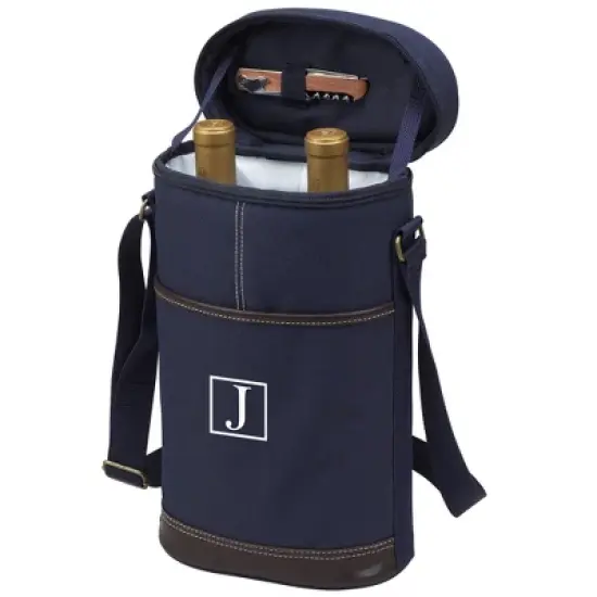 Picnic at Ascot Personalized Two Bottle Wine Cooler with Corkscrew image {13}