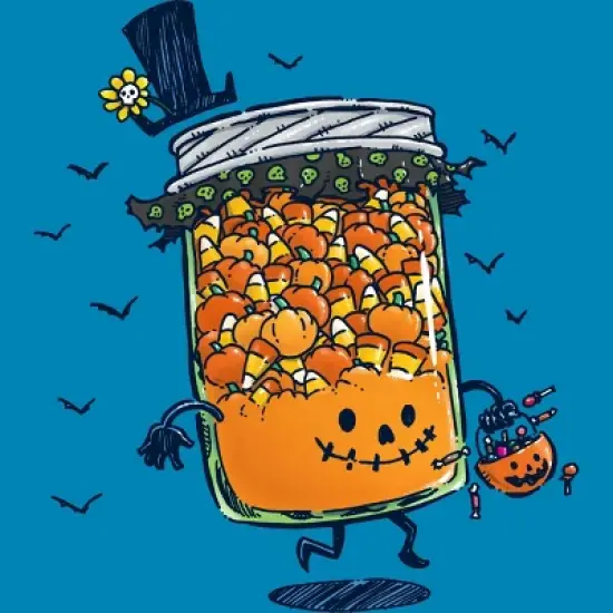 Boy's Design By Humans Halloween Jam By nickv47 T-Shirt image {1}