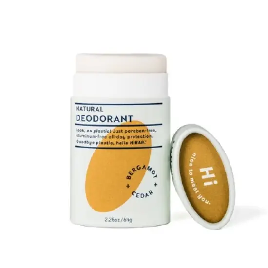 HiBAR Solid Deodorant - Bergamot + Cedar - 2.25oz image {1}