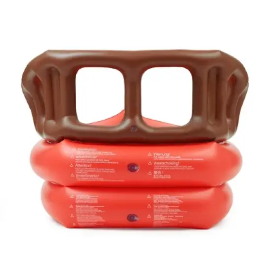 Teamson Kids Water Pool Pirate Ship Inflatable Kids Sprinkler with Air Pump, Beach Balls, & Accessories, Inflatable Outdoor Play Sprinkler System, Red image {9}