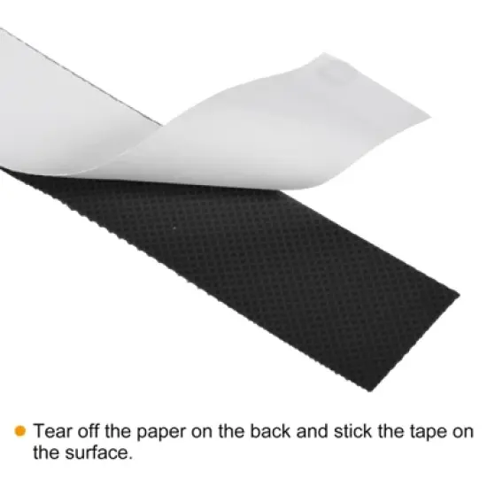 Unique Bargains Anti Slip Grip Tape Traction Tape for Stairs Black 1.2" x 32.8 Ft image {3}