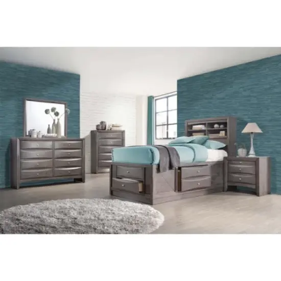 Madison Storage Bed Gray - Picket House Furnishings image {2}