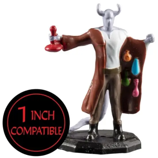 Townsfolk Mini Fantasy Figures - Merchants - 8pc Hand-Painted Non Player Character NPC Miniatures image {1}