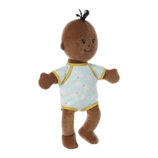 The Manhattan Toy Company Wee Baby Stella  Brown Hair Bassinette Box image {4}