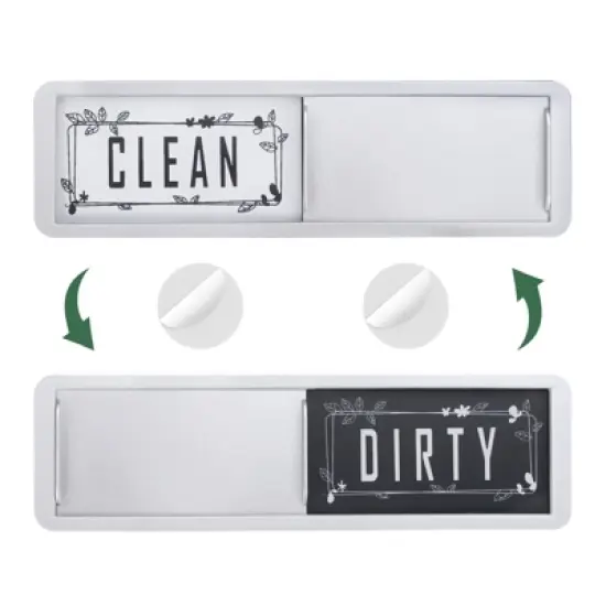 Unique Bargains Plastic Rustproof Clean Dirty Indicating Dishwasher Magnets image {8}