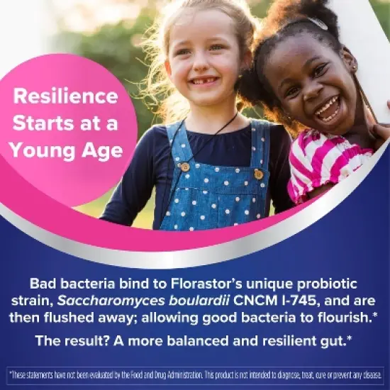 Florastor Kids' Digestive Probiotic Easy-To-Mix Powder - 20ct image {6}