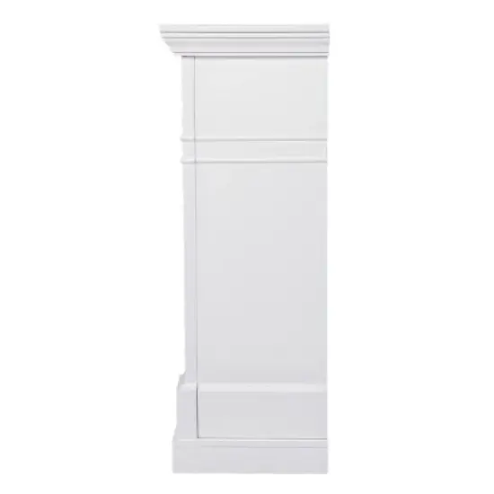 Budedar Fireplace with Marble Surround White - Aiden Lane image {5}