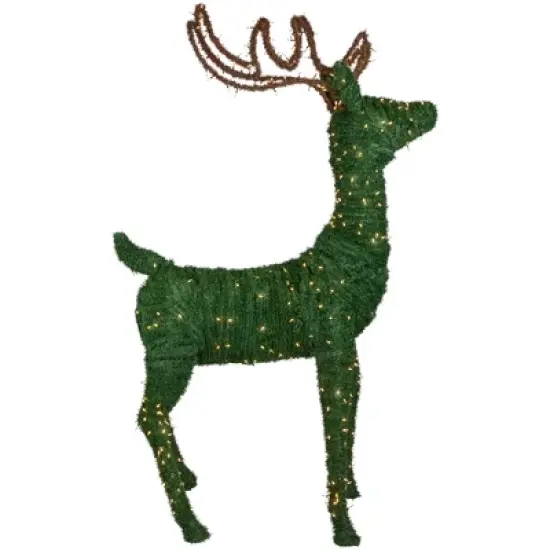 Northlight Lighted Commercial Standing Topiary Reindeer Outdoor Christmas Decoration - 6.5' - Warm White LED Lights image {2}