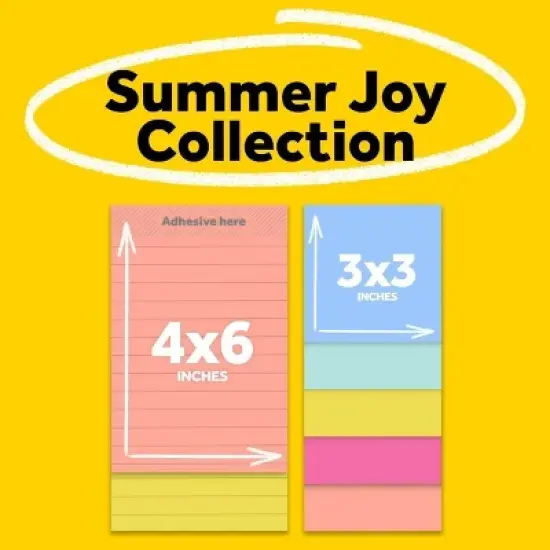 Post-it Summer Joy Super Sticky Notes 7pk image {2}