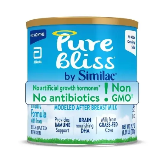 Similac Pure Bliss Non-GMO Powder Infant Formula - 24.7oz image {1}