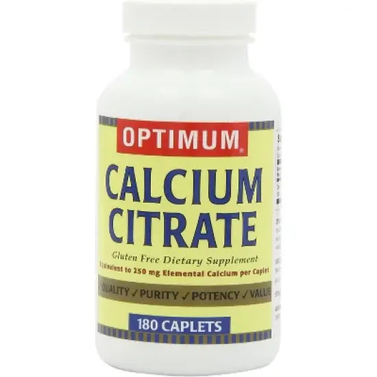 Optimum Calcium Citrate Caplets, 180 Ct image {4}
