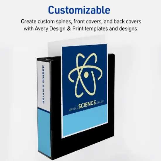 Avery Heavy-Duty Binder, 3" One Touch EZD Rings, Green (79109) image {4}